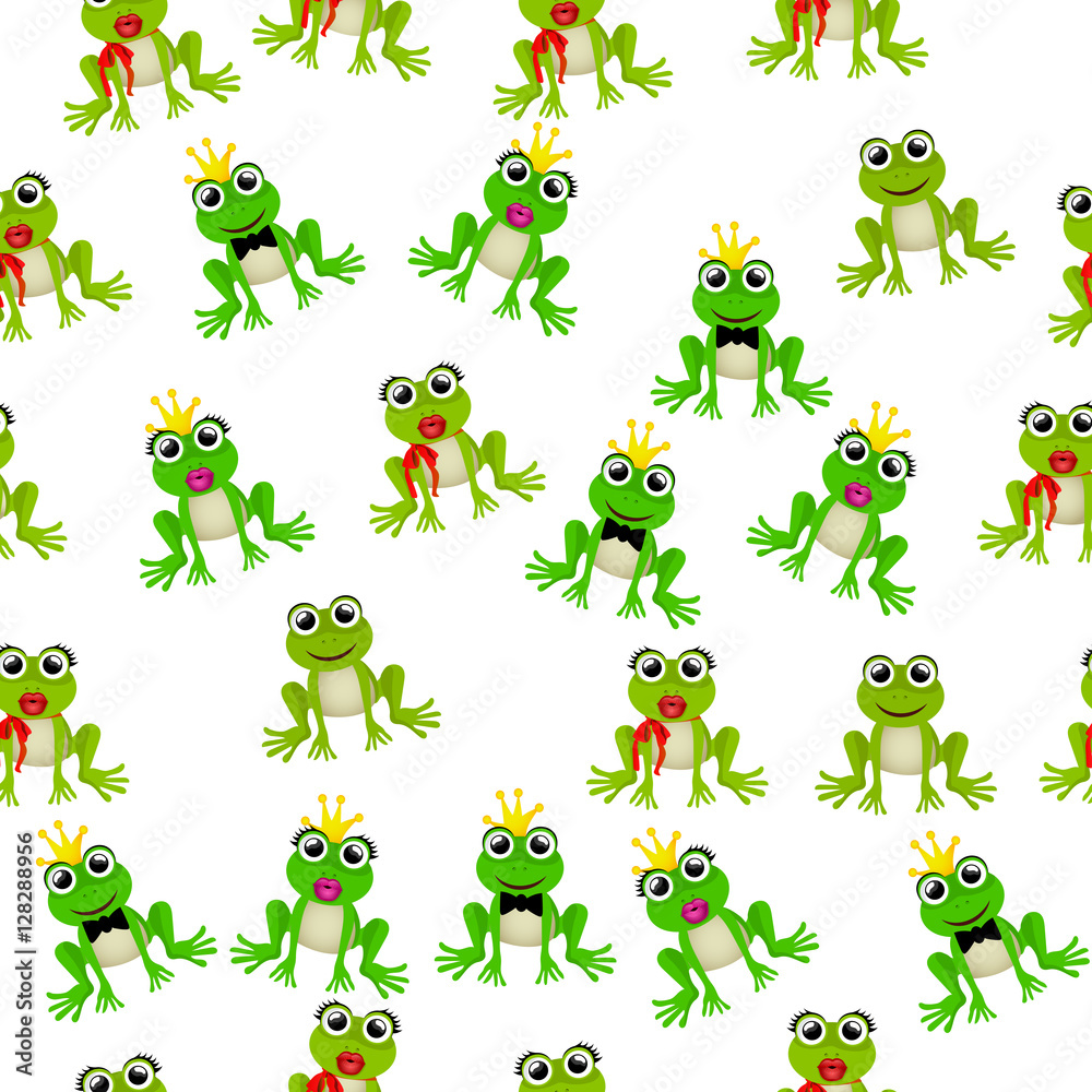 Fototapeta premium frog prince or princess