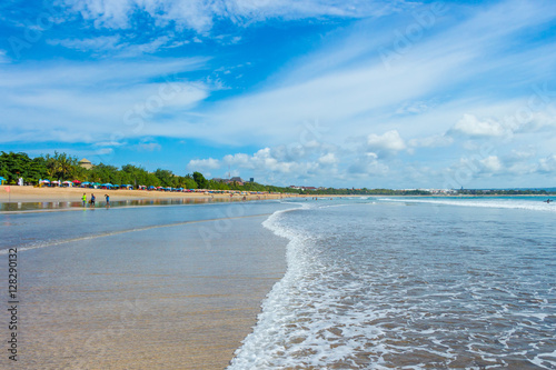 Kuta beach in Bali Indonesia photo