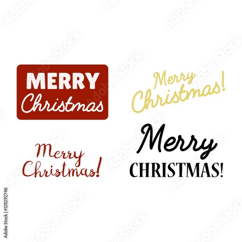 Christmas greeting card design