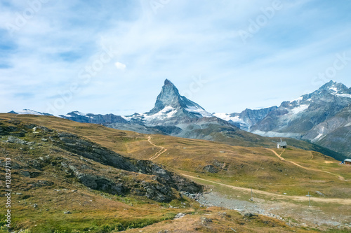 Matterhorn mountain Zermatt Switzerland in Summer season