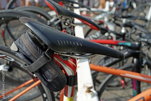 bicycle saddles with seat pack