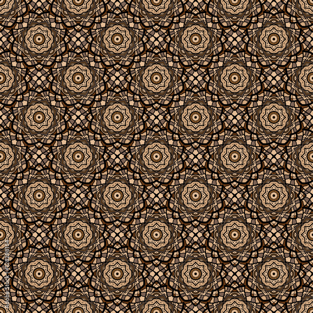 Colorful mosaic seamless pattern background