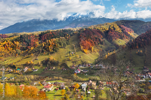 Bucegi mountains in  autumn photo