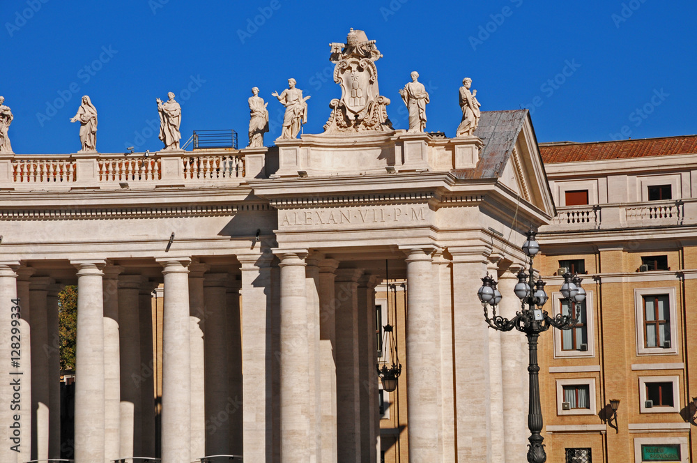 Roma, Città del Vaticano - il colonnato del Bernini