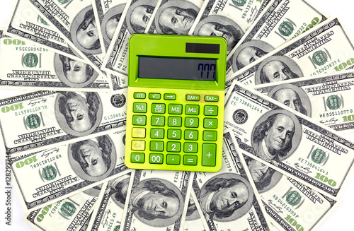 Calculator with money