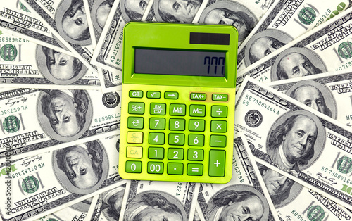 Calculator with money