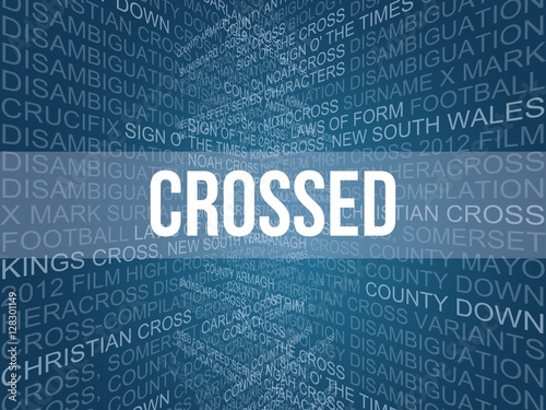 Crossed photo