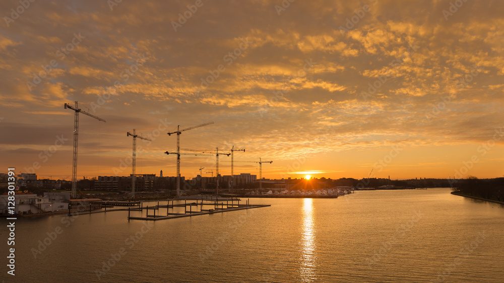 Sunrise at the Southwest Waterfront