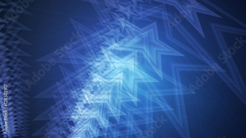 Blue Stars Pattern Background