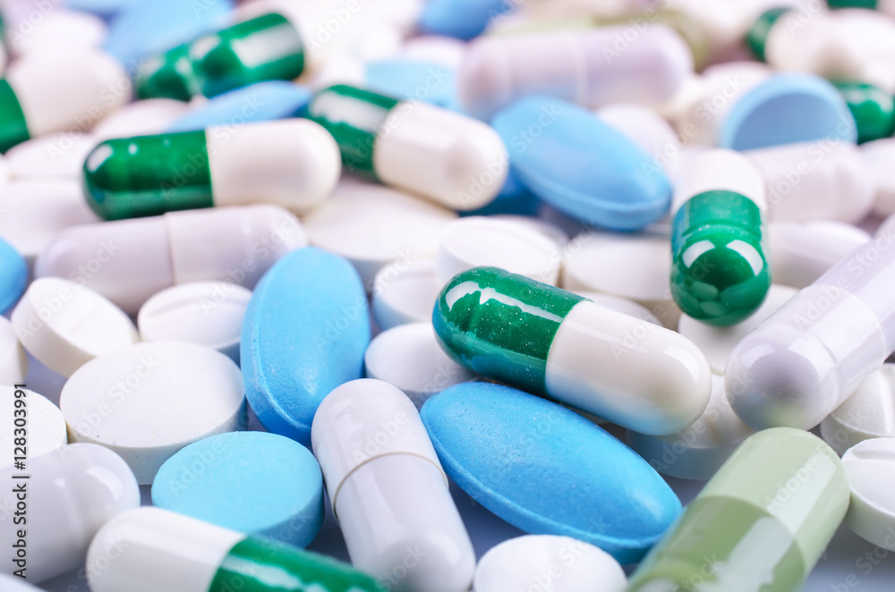 Plenty of Colorful Pills and Capsules Plenty of Colorful Pills and Capsules