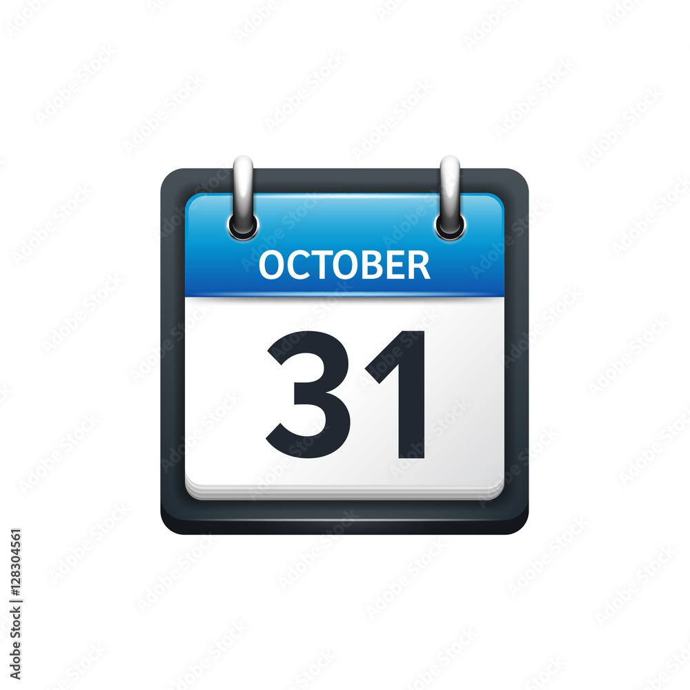 October 31. Calendar icon.Vector illustration,flat style.Month and date.Sunday,Monday,Tuesday,Wednesday,Thursday,Friday,Saturday.Week,weekend,red letter day. 2017,2018 year.Holidays. October 31. Calendar icon.Vector illustration,flat style.Month and date.Sunday,Monday,Tuesday,Wednesday,Thursday,Friday,Saturday.Week,weekend,red letter day. 2017,2018 year.Holidays.