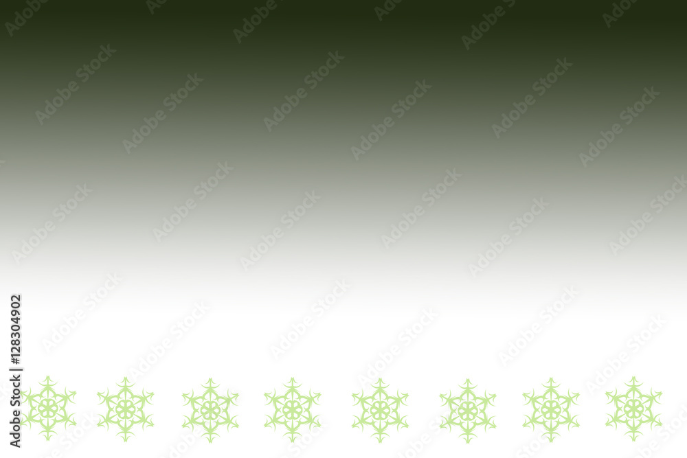 kartka z płatkami sniegu