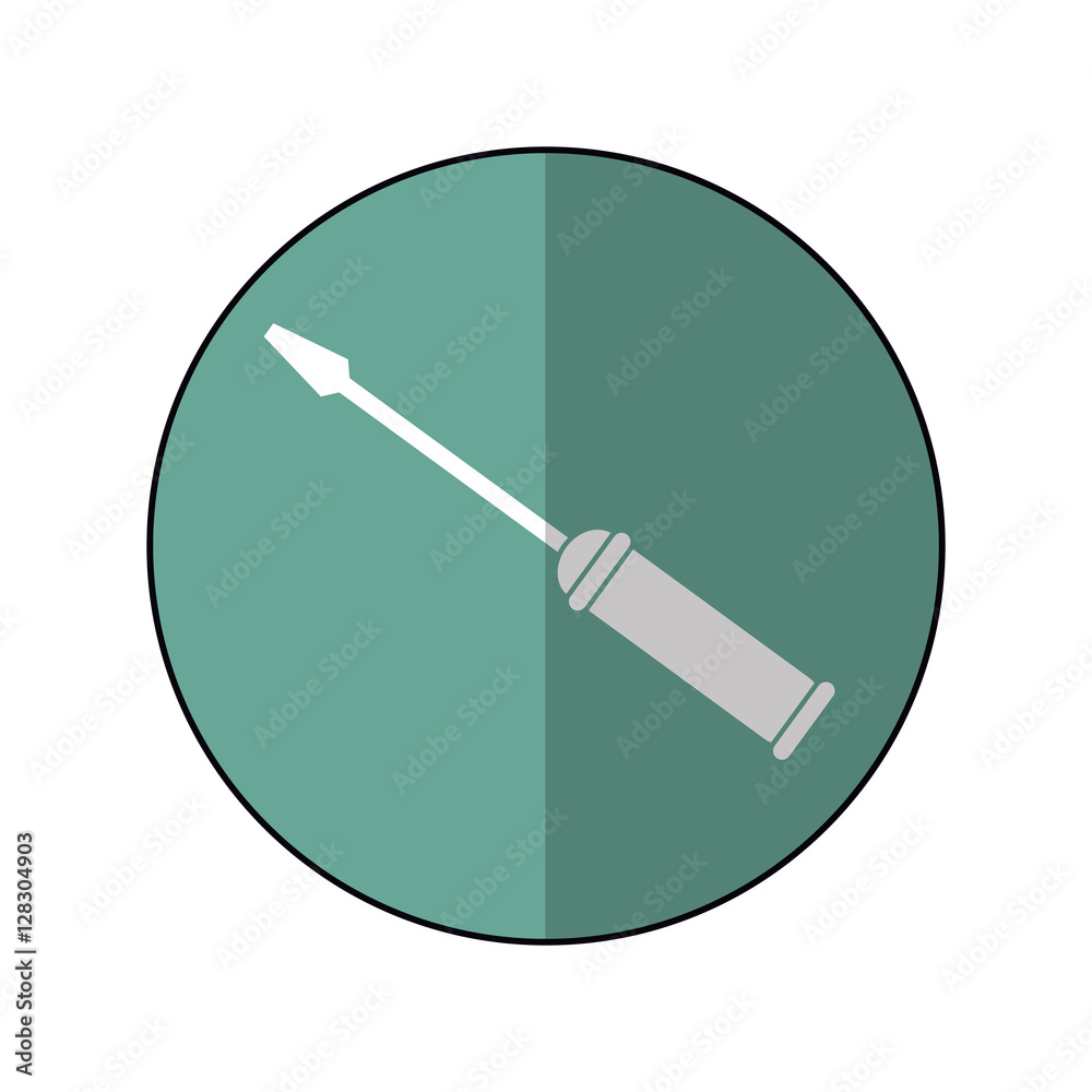 screwdriver tool mechanic support-green circle shadow vector illustration eps 10 screwdriver tool mechanic support-green circle shadow vector illustration eps 10