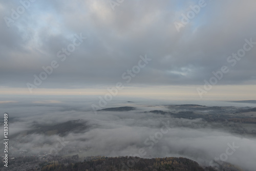 View from Oresnik rock over Hejnice town