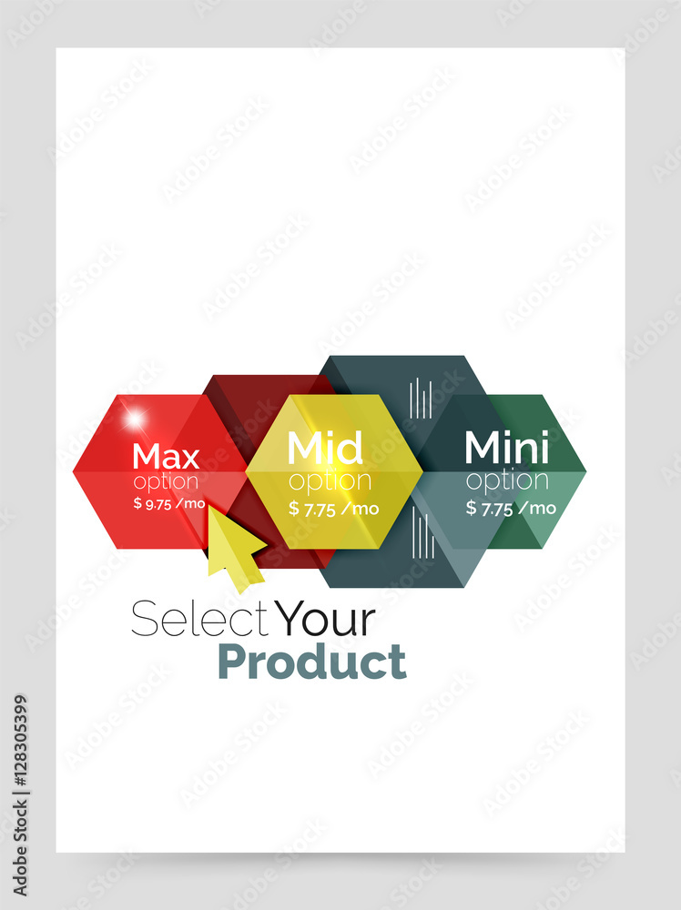 Business a4 brochure or flyer template with options Business a4 brochure or flyer template with options