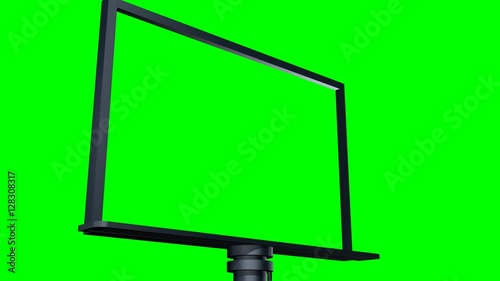 Video Billboard Green Screen Corner Pin Background