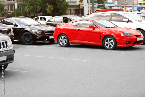 City parking for cars © Africa Studio