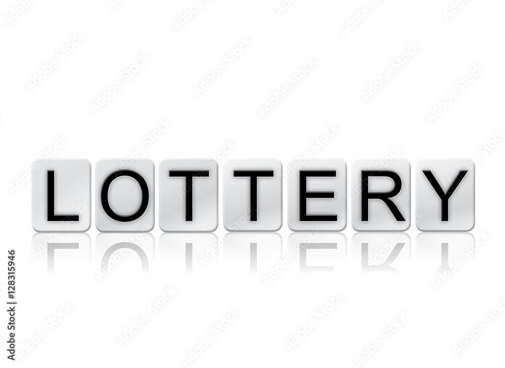 Lottery Isolated Tiled Letters Concept and Theme Lottery Isolated Tiled Letters Concept and Theme