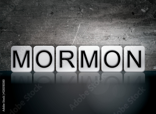 Mormon Tiled Letters Concept and Theme