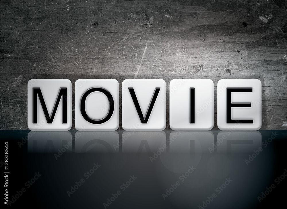 Movie Tiled Letters Concept and Theme