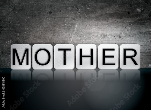 Mother Tiled Letters Concept and Theme