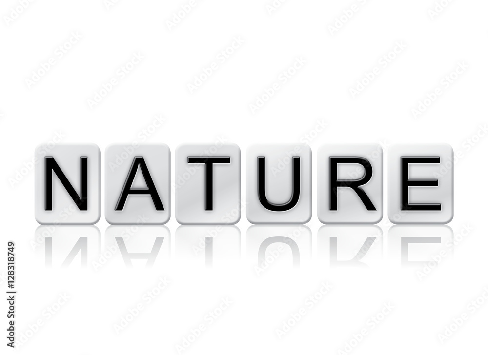 Nature Isolated Tiled Letters Concept and Theme Nature Isolated Tiled Letters Concept and Theme