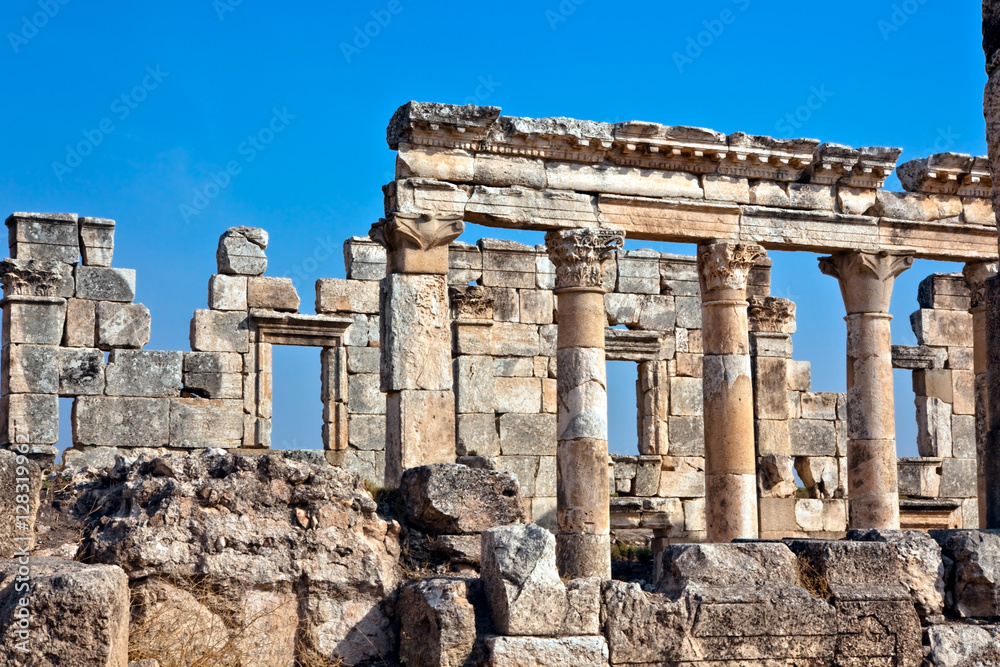 Apamea ruins Syria