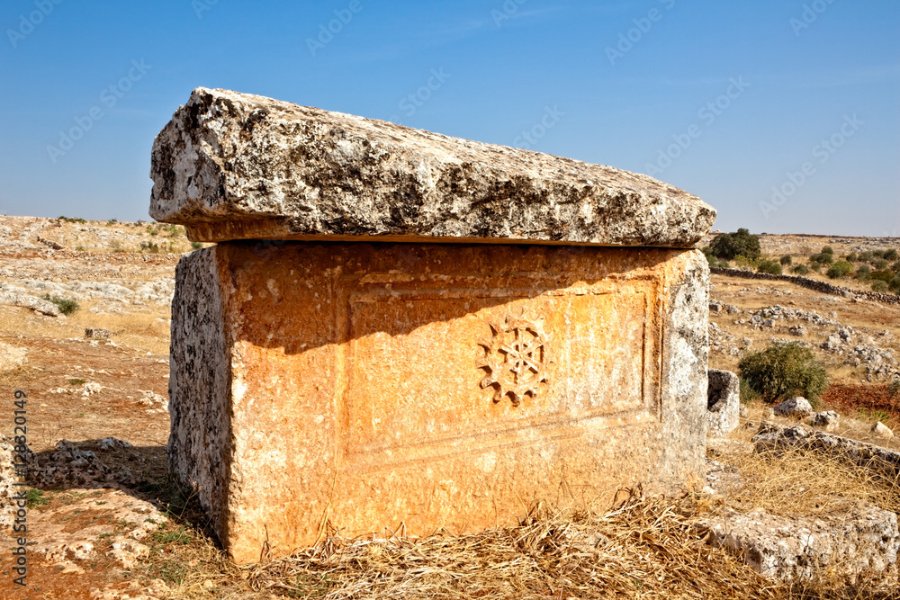 Serjilla sarcophagus Syria
