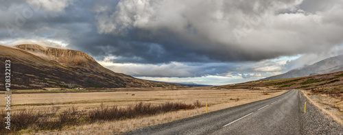 Autumn Panorama of Iceland's Ring Road