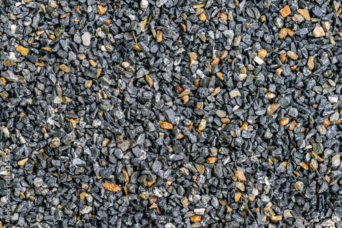 Gray gravel texture