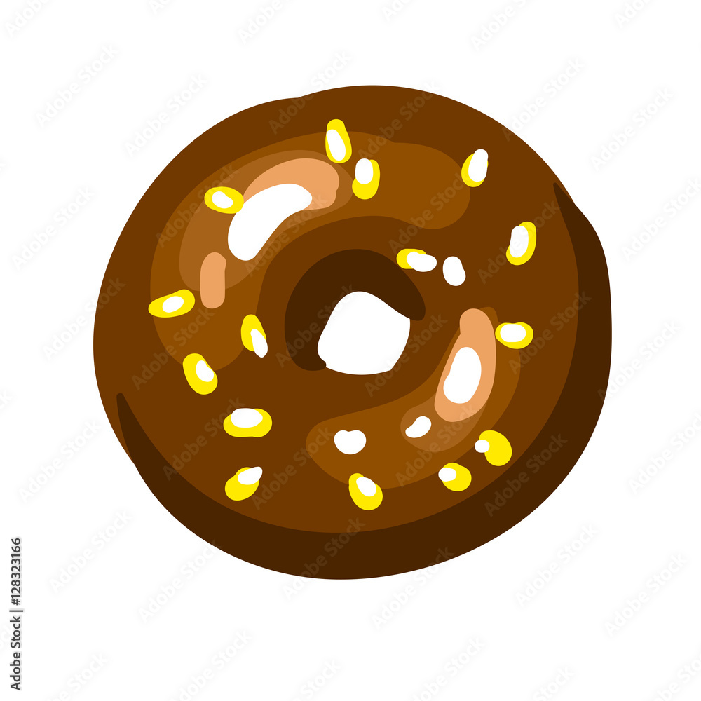 Set of tasty donuts. Vector Illustration. Set of tasty donuts. Vector Illustration.