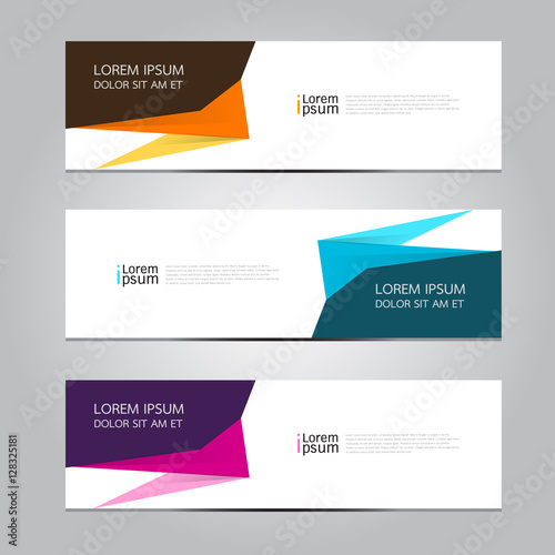Vector design Banner background, illustration EPS10