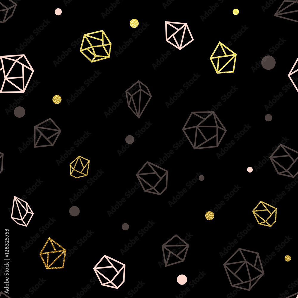 Ornament pattern background golden decoration Christmas vector