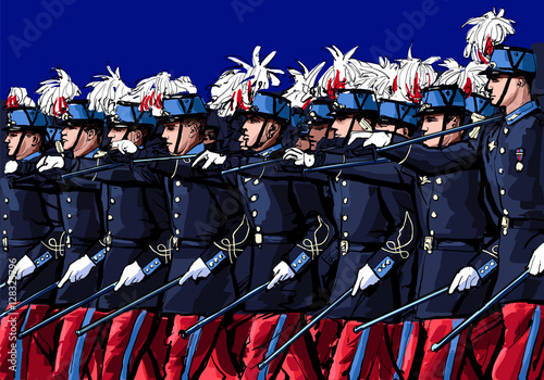 Paris, France , Day Military Parade, 14 July