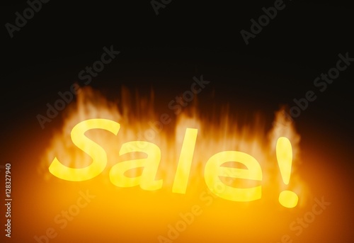 detailed glowing burning fire hot sale 3d illustration