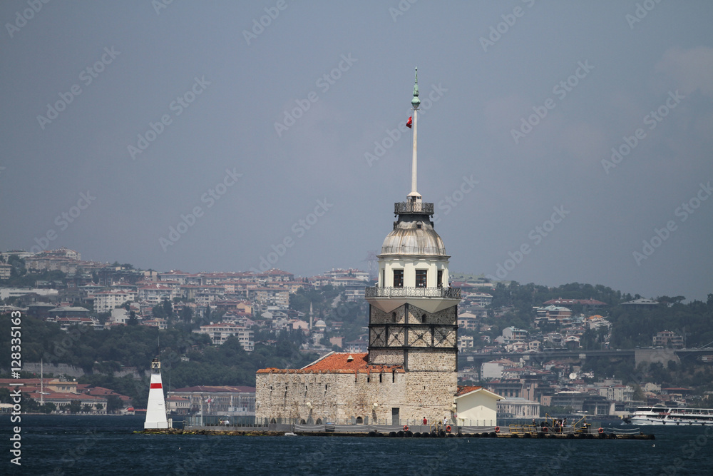 Maidens Tower in Bosphorus Strait, Istanbul