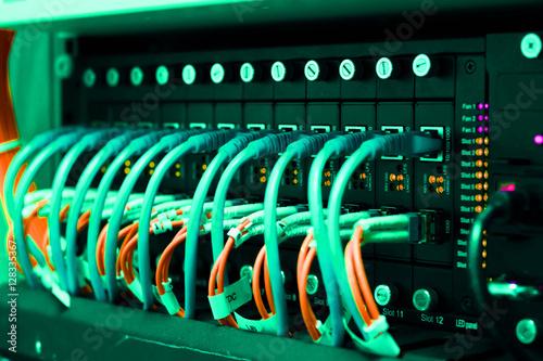 Network switch and ethernet cables