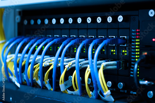 Network switch and ethernet cables