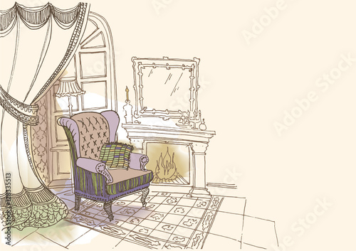 visit card  furniture 1 color