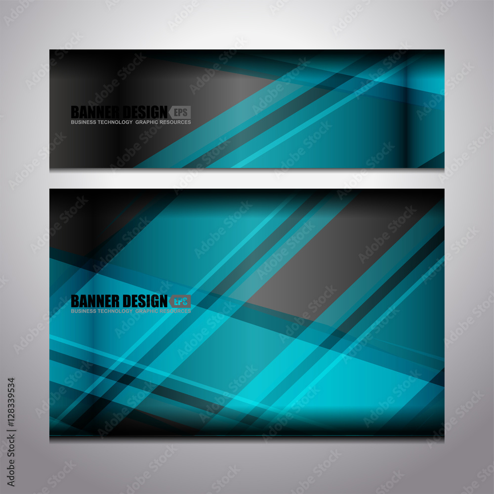 Fototapeta premium Business Banners Template Design, vector illustration
