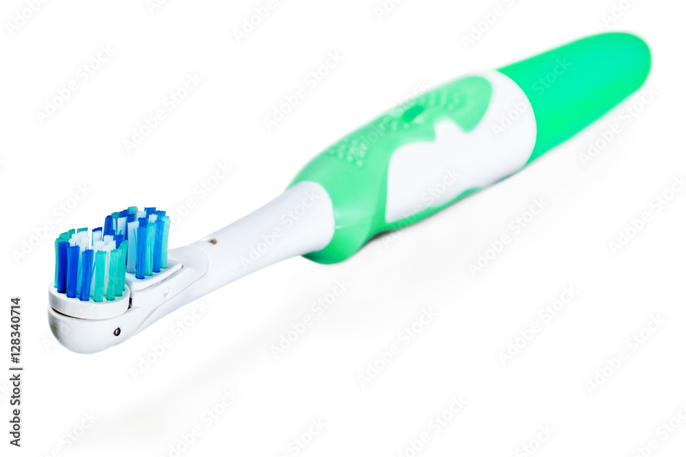 Electric toothbrush isolated on a white background Electric toothbrush isolated on a white background