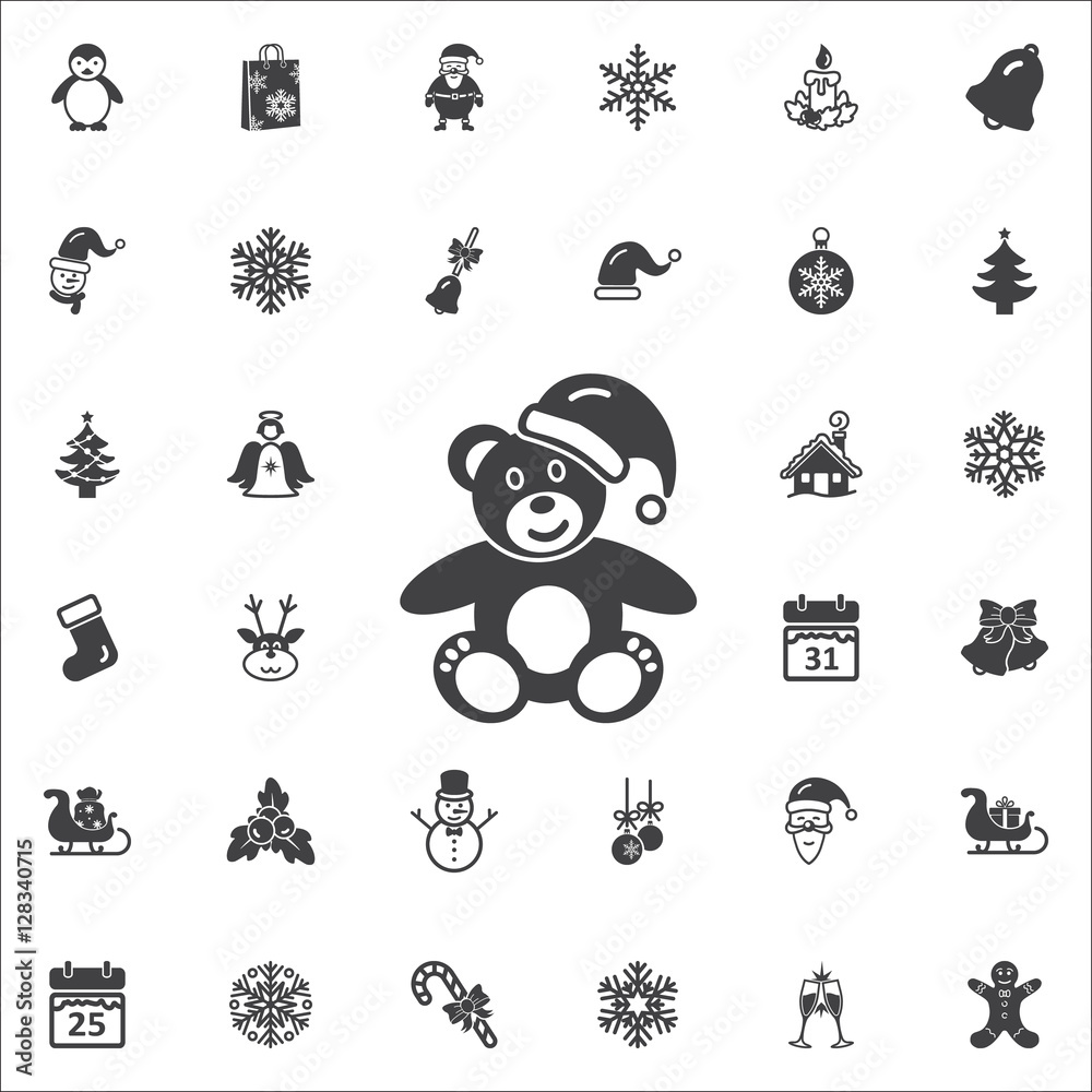 Toy bear icon