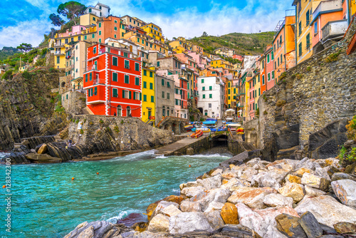 Riomaggiore  Cinque Terre National Park  Liguria  Italy