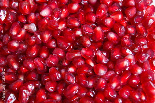 pomegranate seeds background