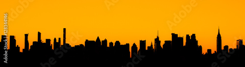 Fényképezés Sunrise shot in Manhattan, New York