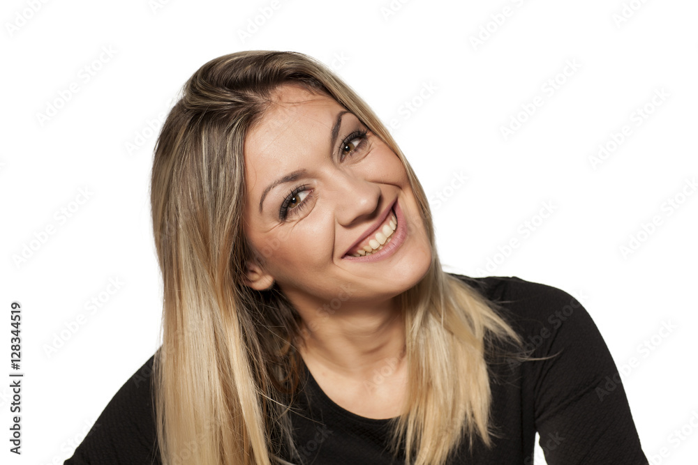 beautiful young and smiling woman beautiful young and smiling woman