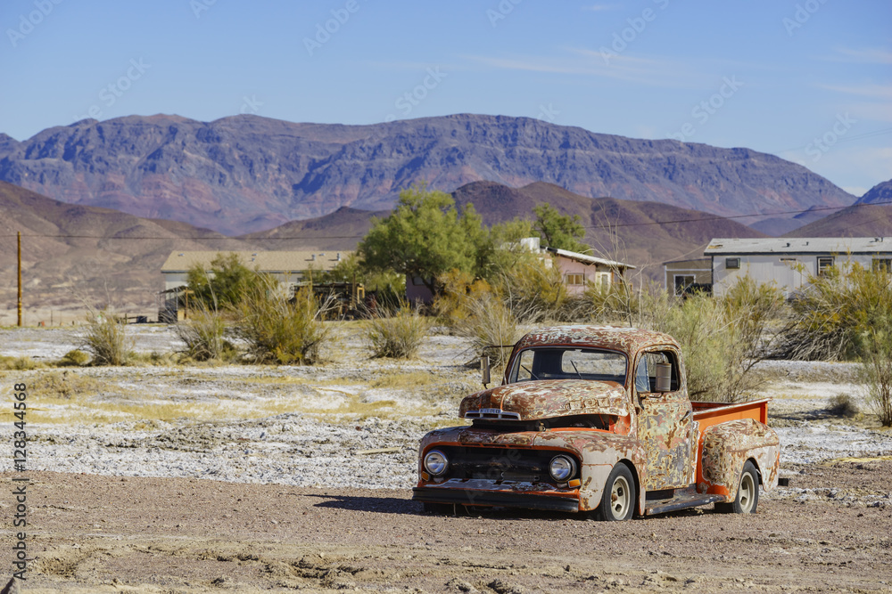 Special abandoned car at Tecopa Special abandoned car at Tecopa