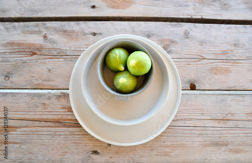 ceramics and figs