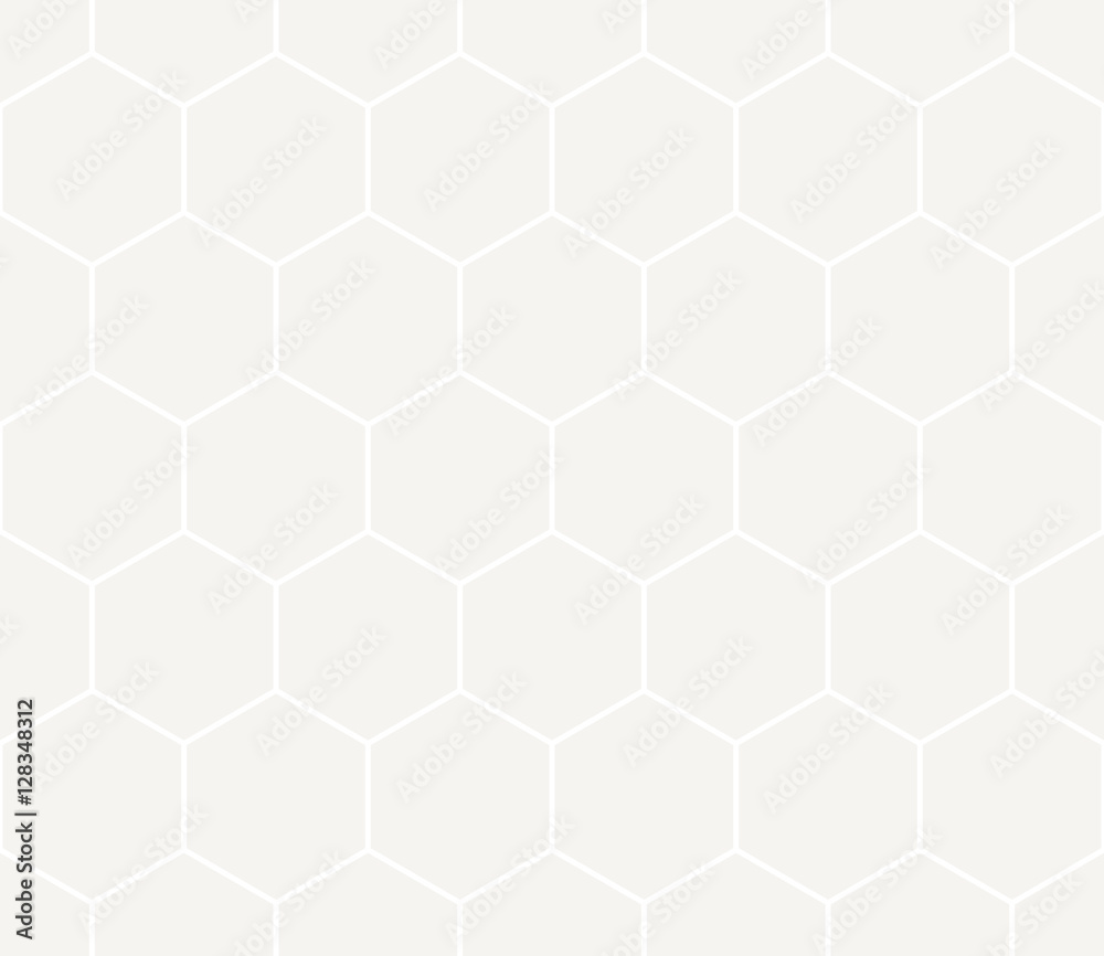 Fototapeta premium hexagon geometric light gray graphic design pattern