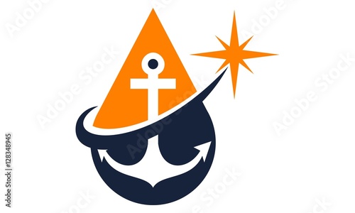 Anchor Water Fire Flame Gas Oil 